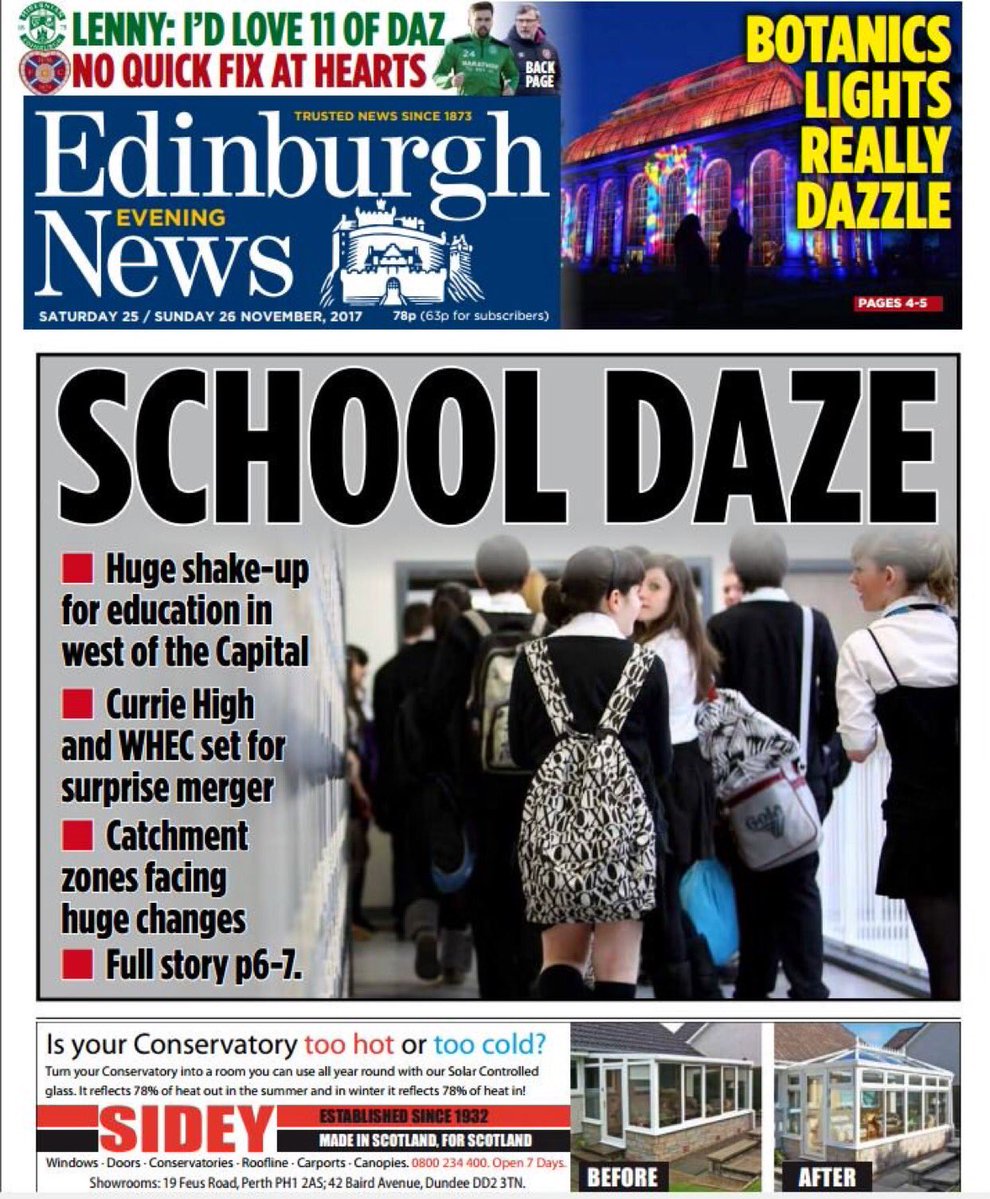 Gordon MacDonald MSP is facing both ways on the Currie High School / WHEC&nbsp;merger.