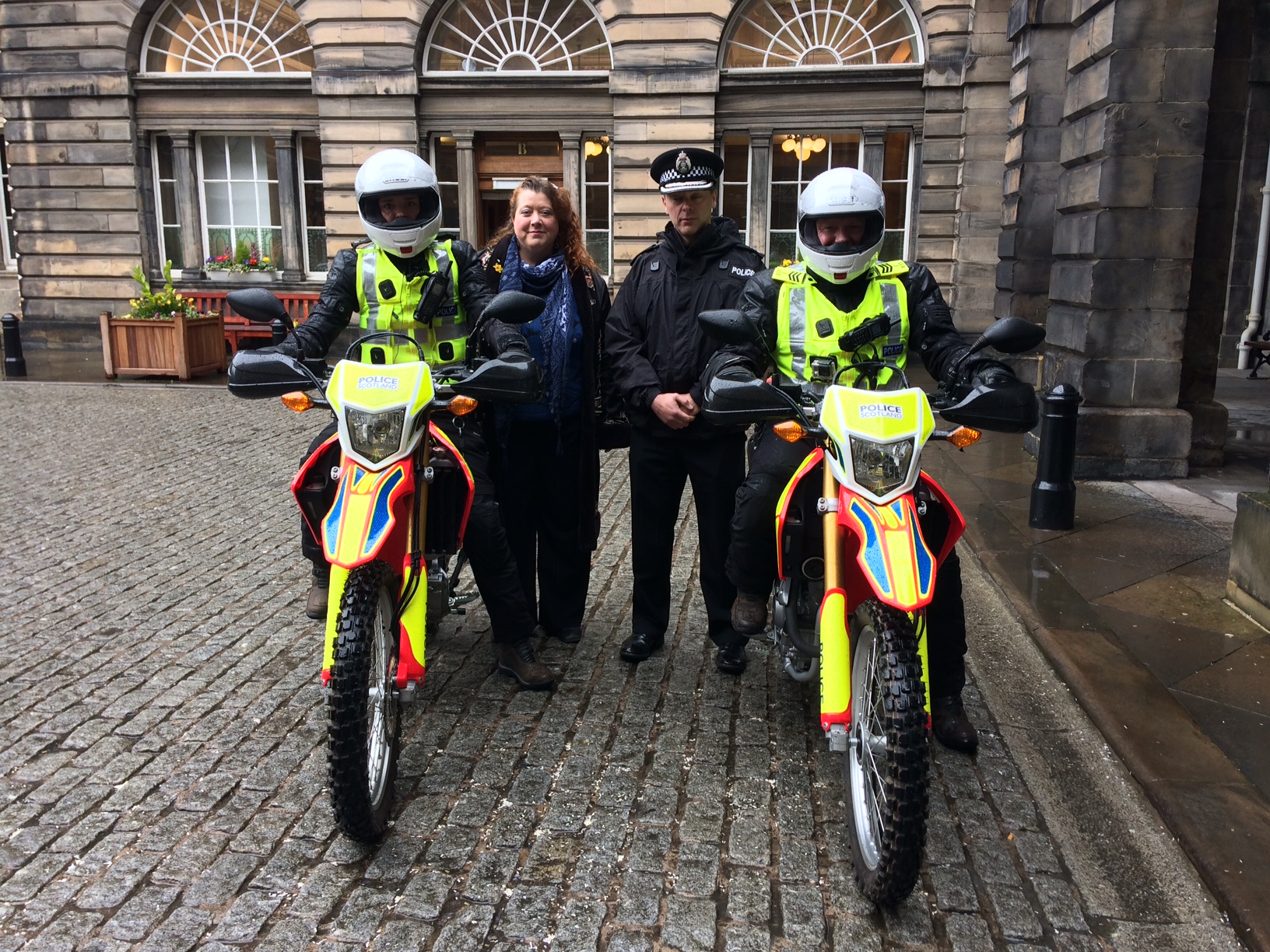 Edinburgh police Honda CRF